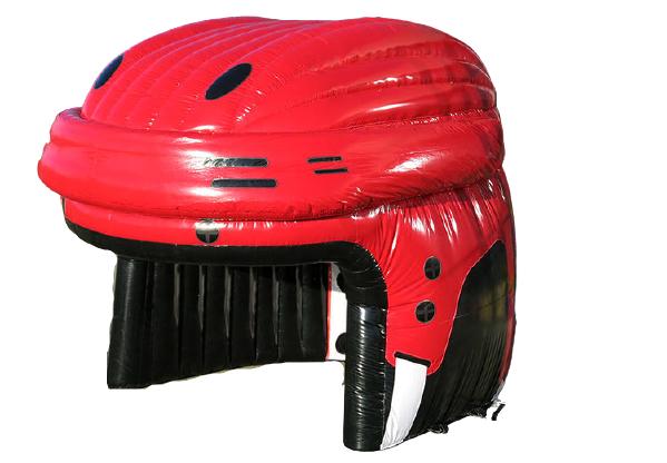 Hockey helm spelers tunnel opblaasbaar